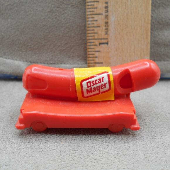 Vintage 1988 Oscar Mayer Wienermobile Weenie Whistle Plastic Toy Promo - Picture 4 of 6